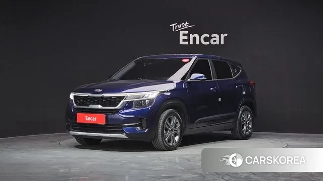 Kia Seltos 2021 Синий из Кореи