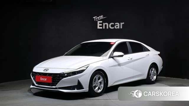 Hyundai Avante (CN7) 2020 Белый из Кореи