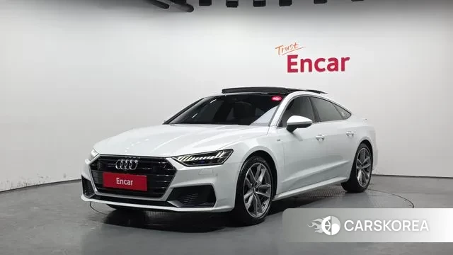 Audi A7 (4K) 2020 Белый из Кореи