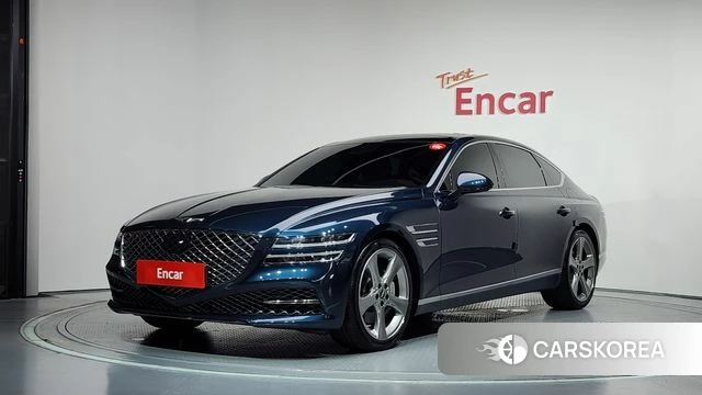 Genesis G80 (RG3) 2021 Синий нефрит из Кореи