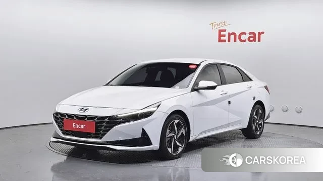 Hyundai Avante (CN7) 2022 Белый из Кореи