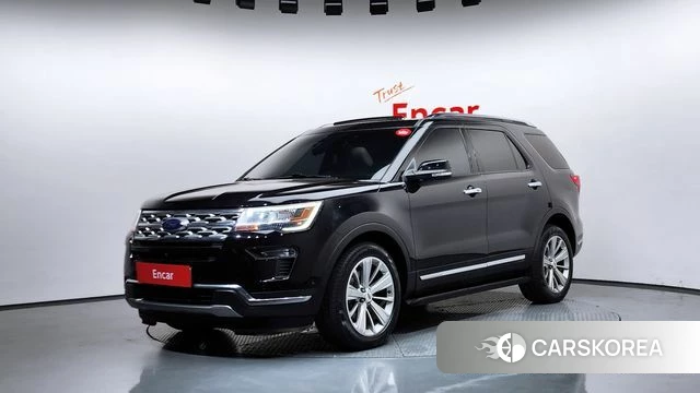 Ford Explorer 2019 Черный из Кореи
