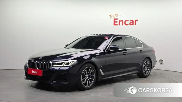BMW 5 Series (G30) 2021 Черный из Кореи