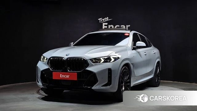 BMW X6 (G06) 2025 Серебристо-серый из Кореи