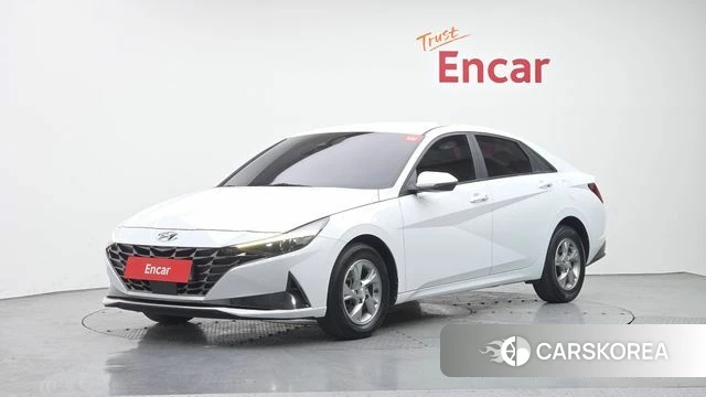 Hyundai Avante (CN7) 2020 Белый из Кореи