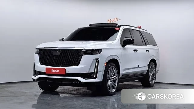 Cadillac Escalade 5th Generation 2021 Белый из Кореи