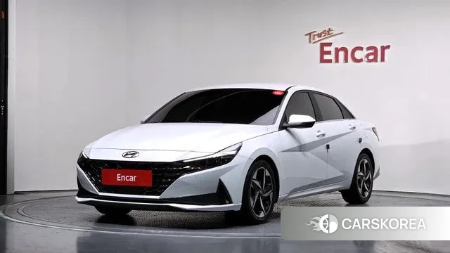 Hyundai Avante (CN7) 2020 Белый из Кореи
