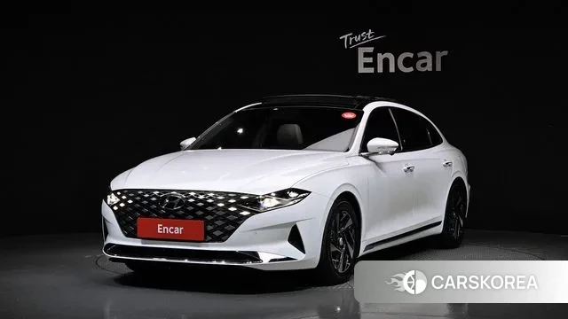 Hyundai The New Grandeur IG Hybrid 2021 Белый из Кореи