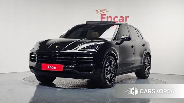 Porsche Cayenne (PO536) 2024 Черный из Кореи