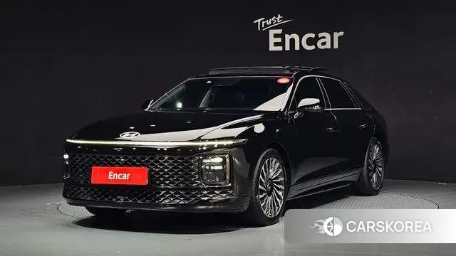 Hyundai Grandeur Hybrid (GN7) 2023 Черный из Кореи