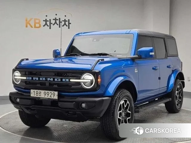 Ford Bronco 6th Generation 2022 Синий из Кореи