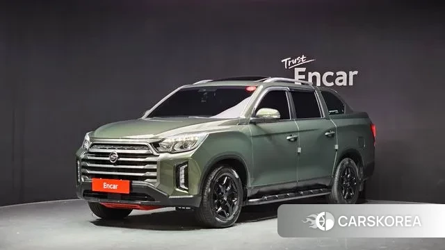 Ssangyong The New Rexton Sport 2021 Темно-зеленый из Кореи