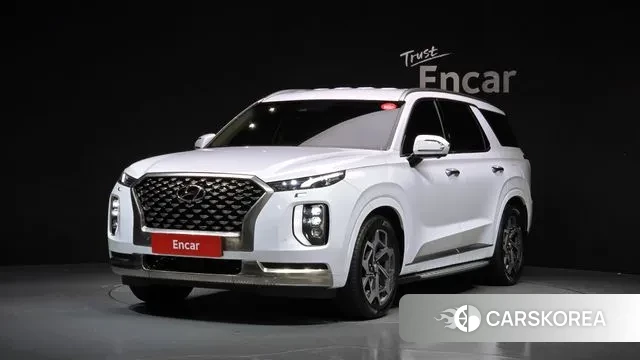 Hyundai Palisade 2021 Белый из Кореи