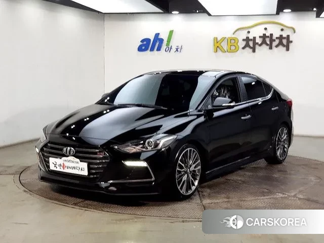 Hyundai Avante AD 2018 Черный из Кореи