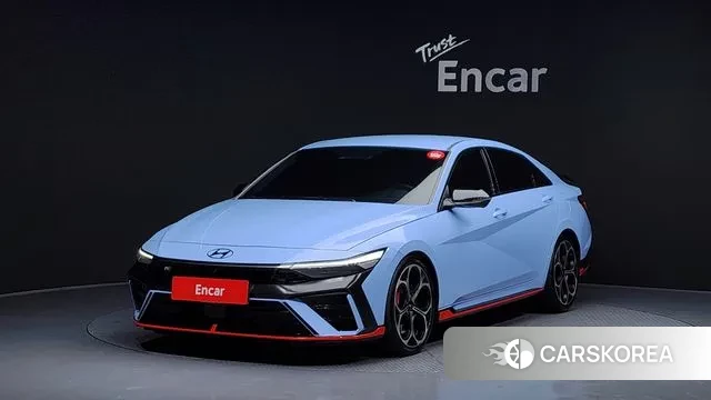 Hyundai The New Avante (CN7) 2023 Небесно-голубой из Кореи