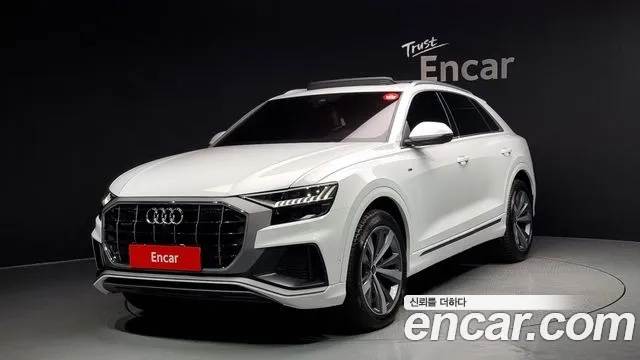 Audi Q8 (4M) 2021 Белый из Кореи