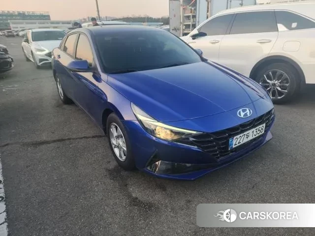 Hyundai Avante (CN7) 2020 Синий из Кореи