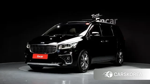 Kia The New Carnival 2018 Черный из Кореи