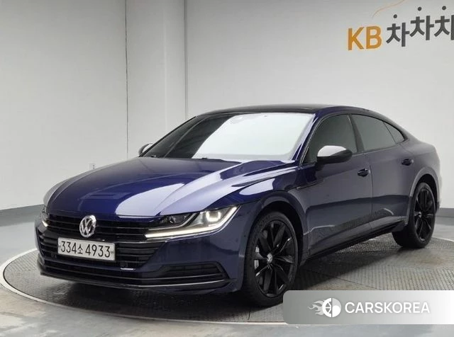 Volkswagen Arteon 2019 Синий из Кореи
