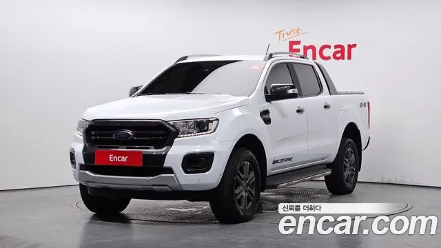 Ford Ranger 3rd Generation 2021 Белый из Кореи