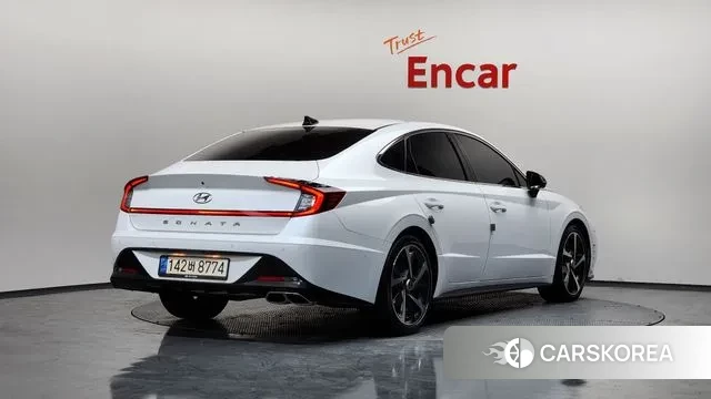 Hyundai Sonata (DN8) 2022 Белый из Кореи