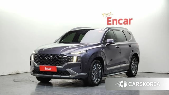 Hyundai The New Santa Fe 2022 Серый из Кореи