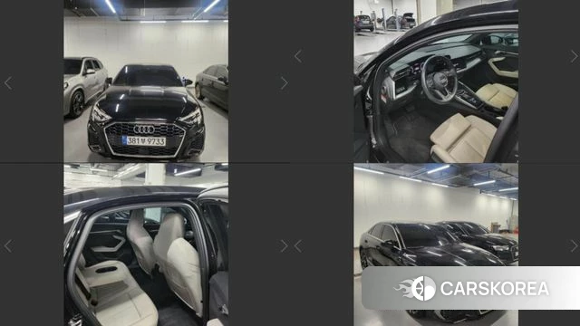 Audi A3 (8Y) 2023 Черный из Кореи