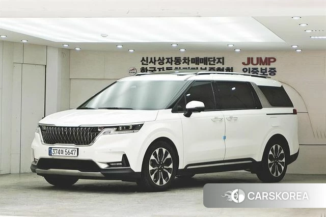 Kia Carnival 4th generation 2021 Белый из Кореи