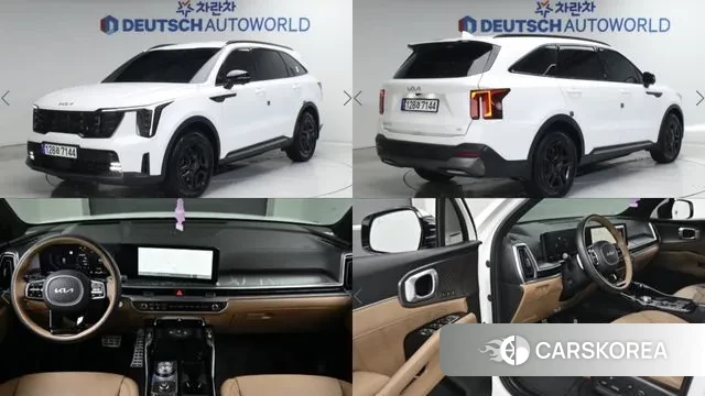 Kia The New Sorento 4th Generation 2024 Белый из Кореи