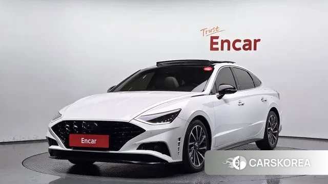 Hyundai Sonata (DN8) 2019 Белый из Кореи