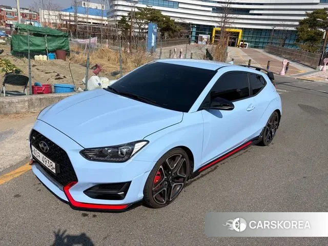 Hyundai Veloster (JS) 2018 Небесно-голубой из Кореи