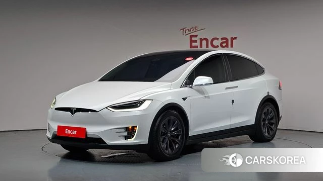 Tesla Model X 2019 Белый из Кореи