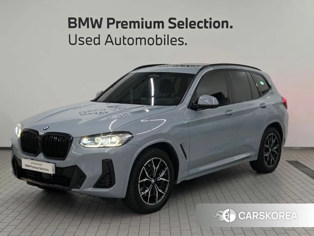 BMW X3 (G01) 2024 Небесно-голубой из Кореи