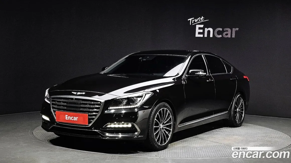 Genesis G80 2018 Черный из Кореи