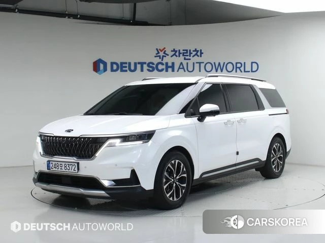 Kia Carnival 4th generation 2021 Белый из Кореи