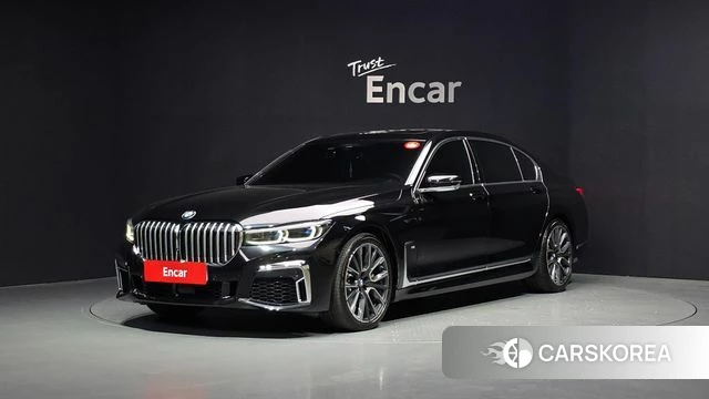 BMW 7 Series (G11) 2022 Черный из Кореи
