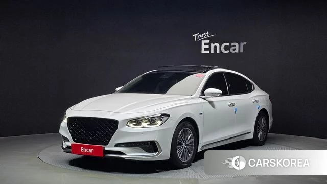 Hyundai Grandeur IG Hybrid 2018 Белый из Кореи
