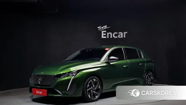 Peugeot 308 Third generation 2022 Светло-зеленый из Кореи