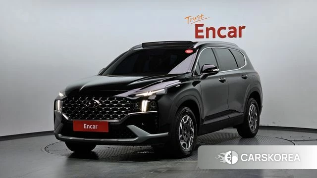 Hyundai The New Santa Fe 2023 Черный из Кореи