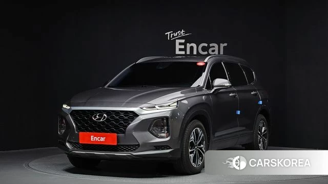 Hyundai Santa Fe TM 2019 Серый из Кореи