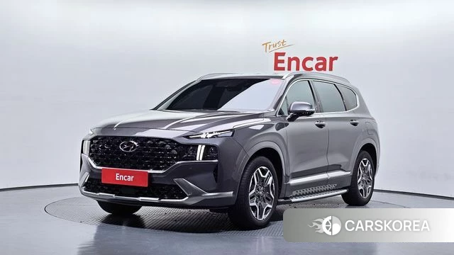 Hyundai The New Santa Fe 2022 Серый из Кореи