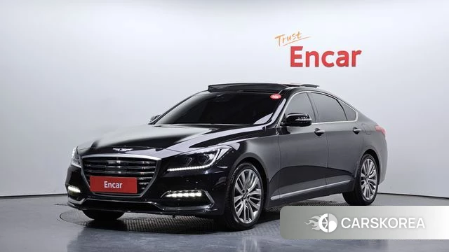 Genesis G80 2018 Черный из Кореи