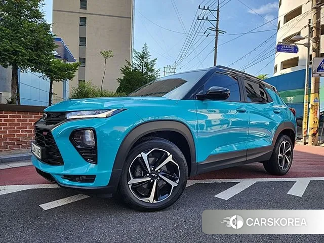 Chevrolet (GM Daewoo) Trailblazer 2021 Небесно-голубой из Кореи