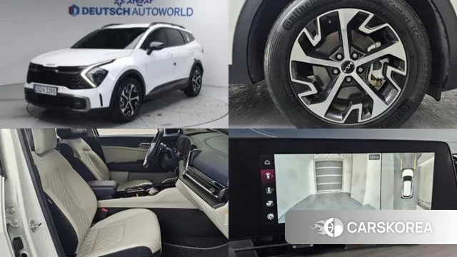 Kia Sportage 5th Generation Hybrid 2021 Белый из Кореи