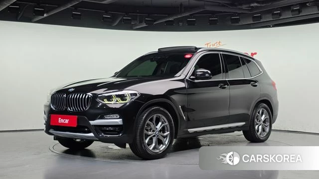 BMW X3 (G01) 2018 Черный из Кореи