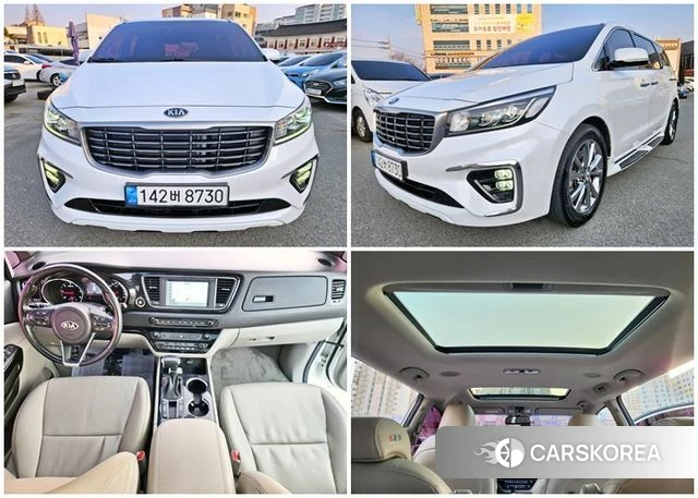 Kia The New Carnival 2018 Белый из Кореи