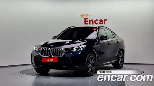 BMW X6 (G06) 2024 Черный из Кореи