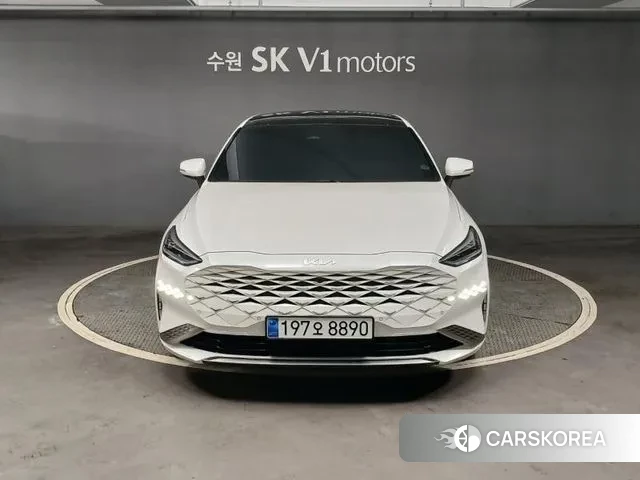 Kia K8 Hybrid 2021 Белый из Кореи