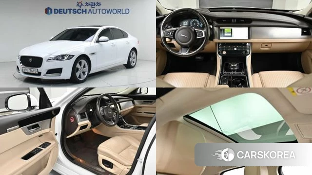 Jaguar XF (X260) 2018 Белый из Кореи