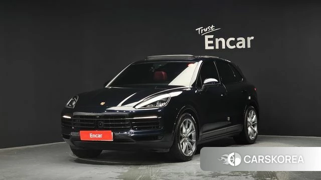 Porsche Cayenne (PO536) 2020 Синий из Кореи